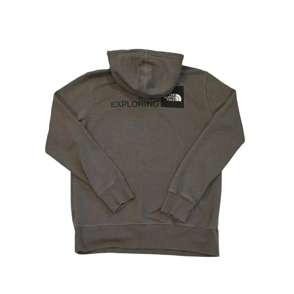 The North Face Sweatshirt Mens Size Medium Gray Hoodie Pullover Casual Outdoor
